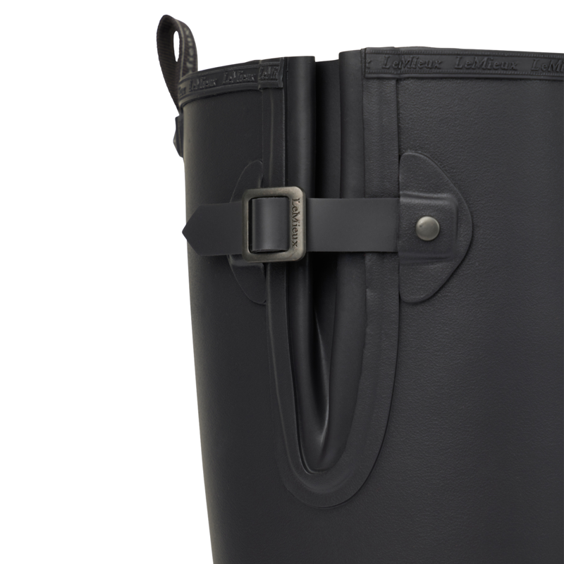 LeMieux Mens Ultra Stride Wellington Boots in Black-6